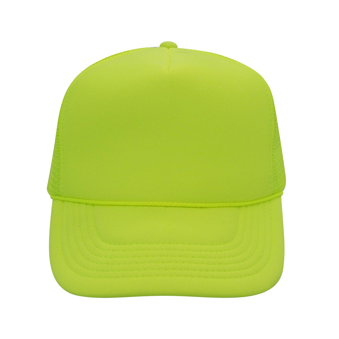 Nissun Neon Color Foam Mesh Trucker Hats Caps, Blank Two Tone Snapbacks