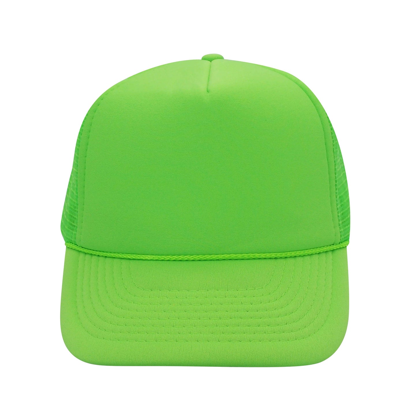 Nissun Neon Color Foam Mesh Trucker Hats Caps, Blank Two Tone Snapbacks