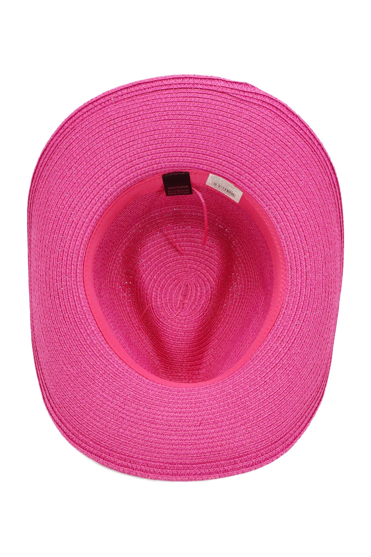 Pink Tassel Straw Coastal Cowgirl Hat