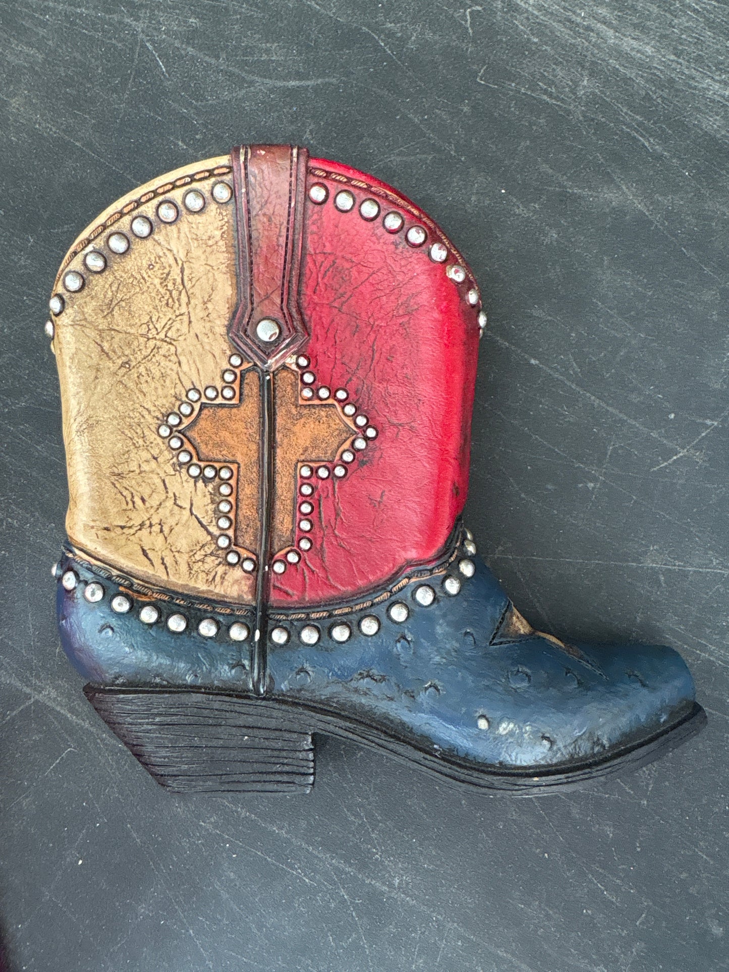 Texas Flag Boot Soap Dish